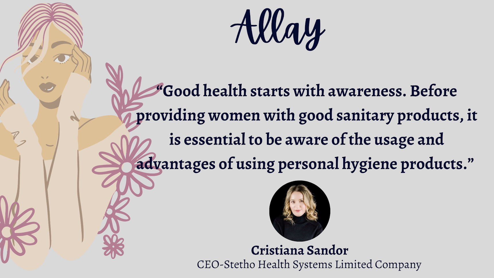 Cristiana Sandor CEO of Stetho Health Systems
