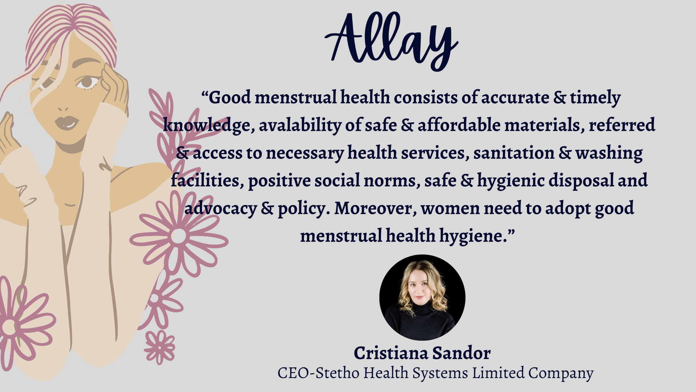 Cristiana Sandor CEO of Stetho Health Systems