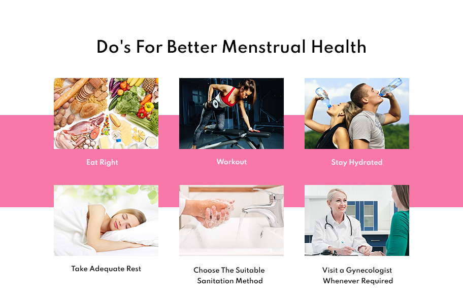do's of menstrual health and hygiene stetho health systems
